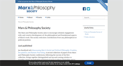 Desktop Screenshot of marxandphilosophy.org.uk